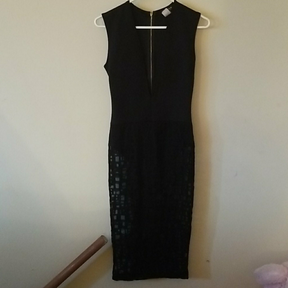 black dress